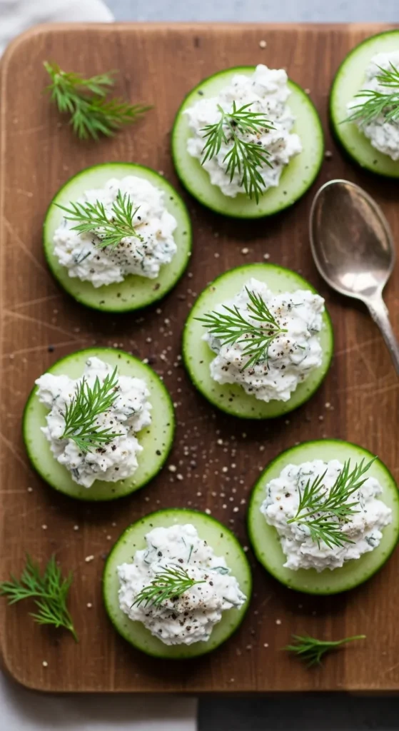Cucumber Cream Cheese Bites