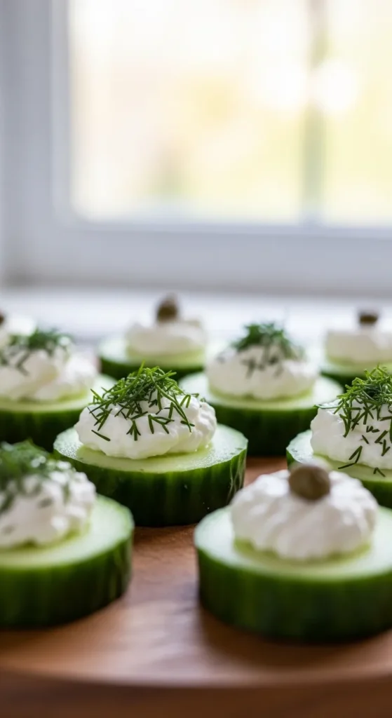 Cucumber with Cream Cheese