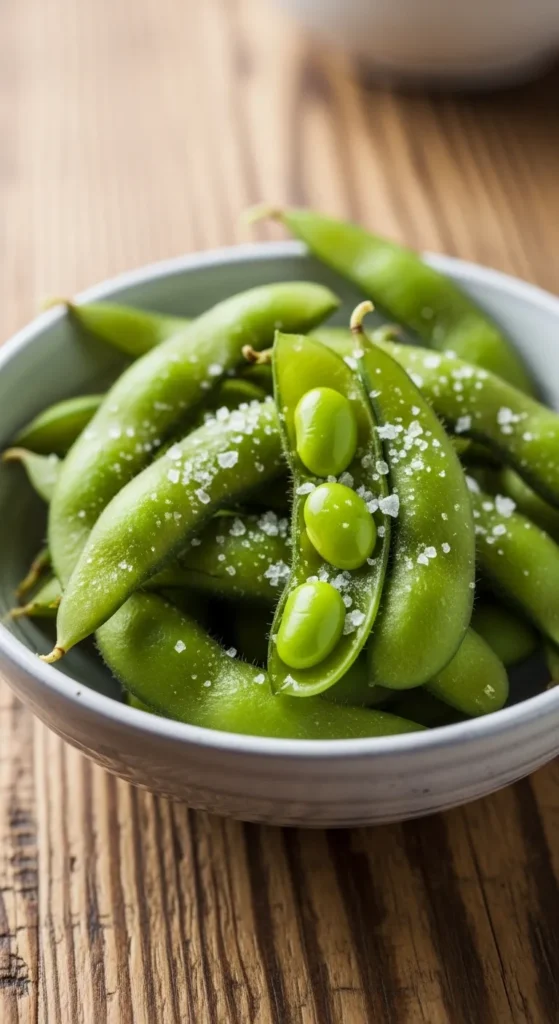 Edamame Pods with Sea Salt
