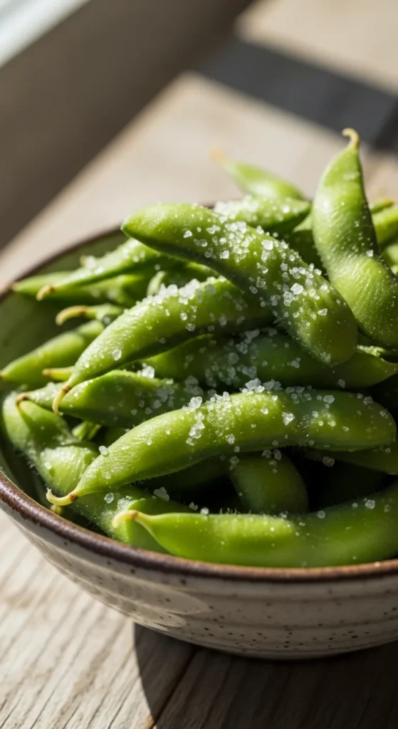 Edamame with Sea Salt