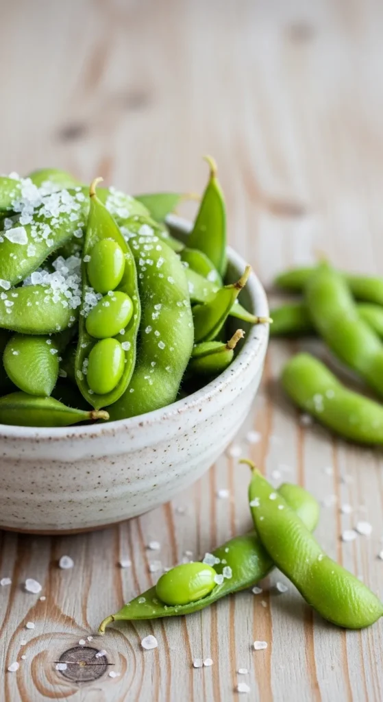 Edamame with Sea Salt