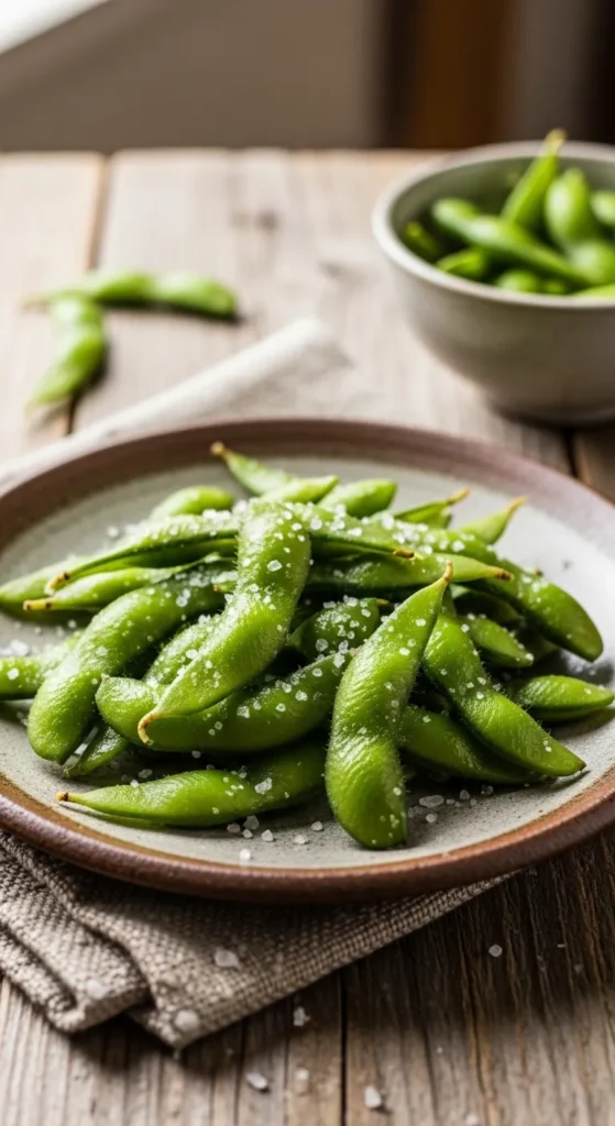Edamame with Sea Salt