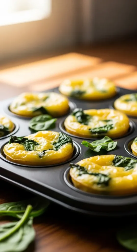 Egg Muffin Cups With Spinach