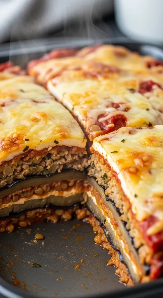 Eggplant and Lentil Lasagna