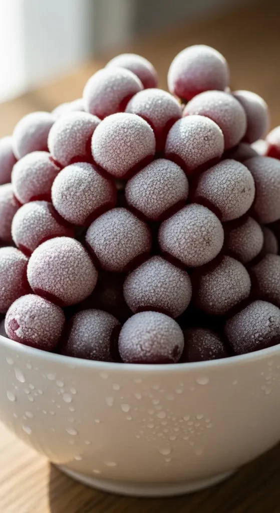 Frozen Grapes