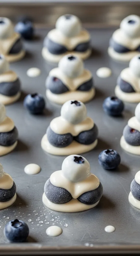 Frozen Yogurt-Covered Blueberries