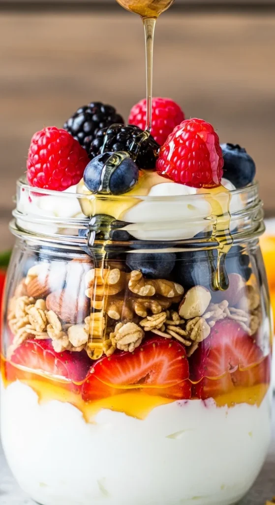 Fruit and Nut Parfaits