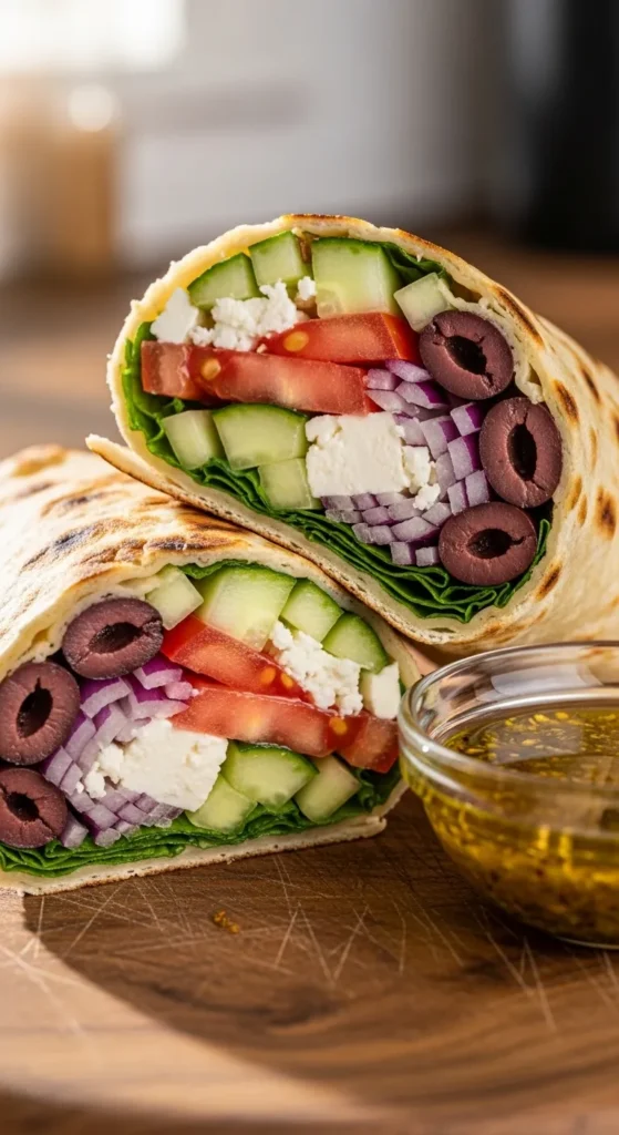 Greek Salad Wrap