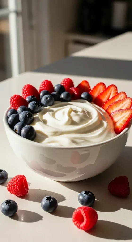 Greek Yogurt with Fresh Berries