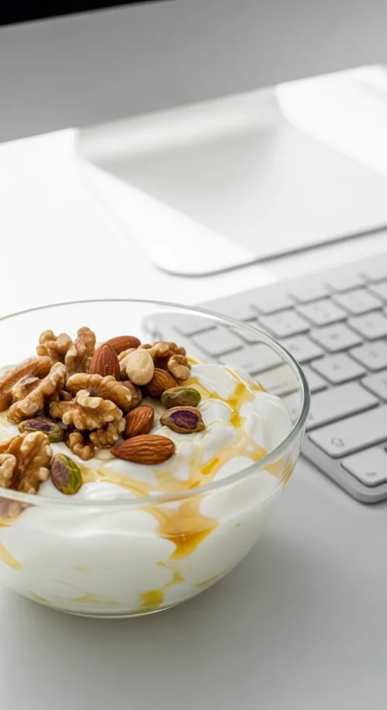Greek Yogurt with Honey and Nuts
