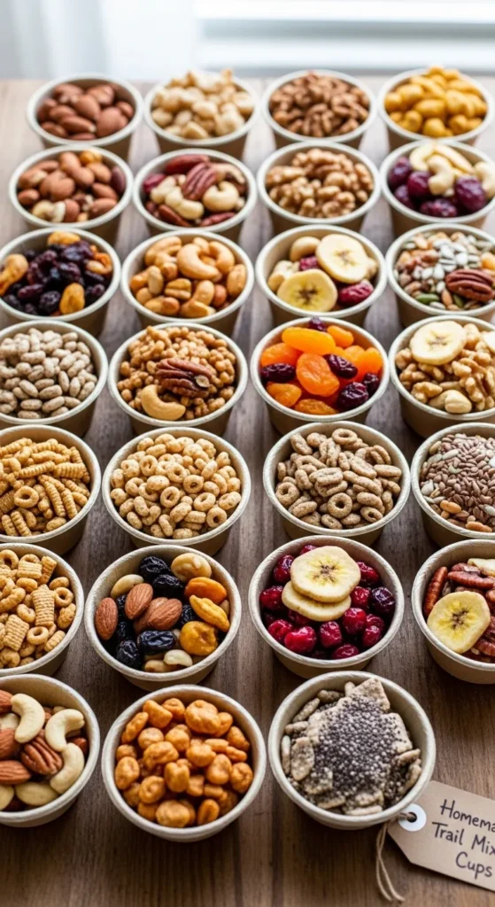 Homemade Trail Mix Cups