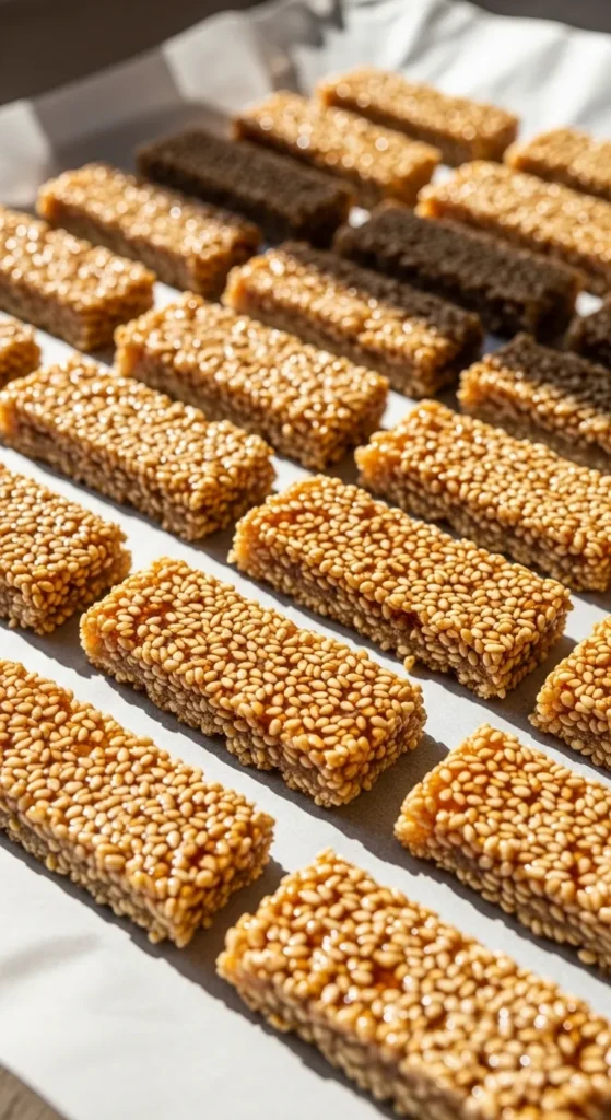 Honey Sesame Seed Bars