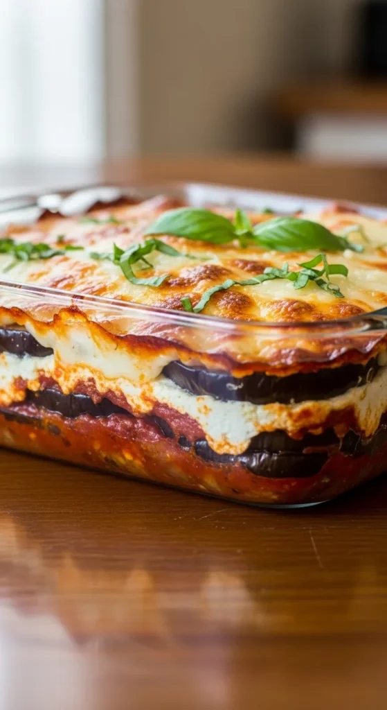 Keto Eggplant Lasagna