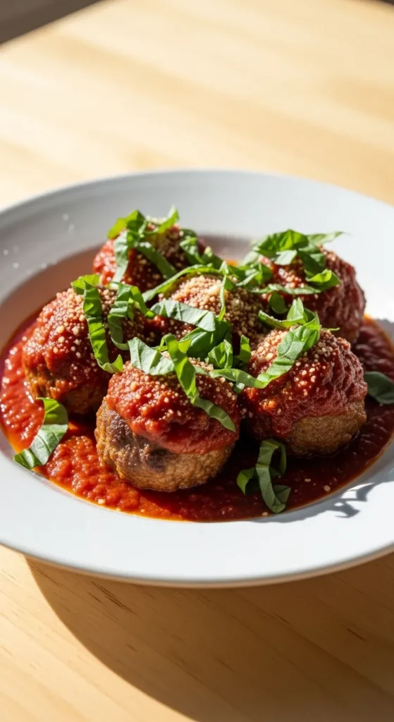 Keto Meatballs in Marinara