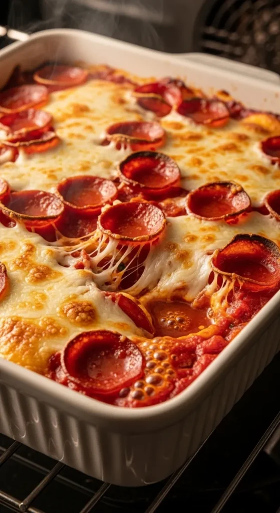 Keto Pizza Casserole