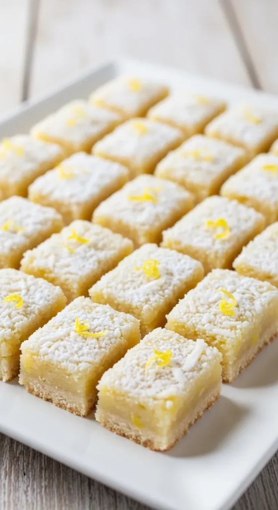 Lemon Coconut Sunshine Bars