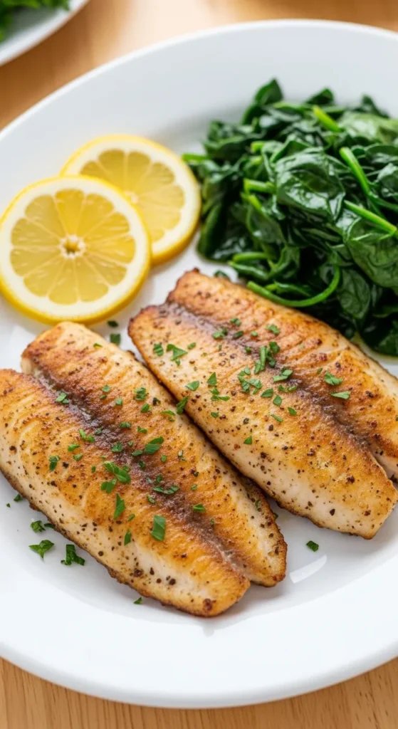 Lemon Garlic Tilapia