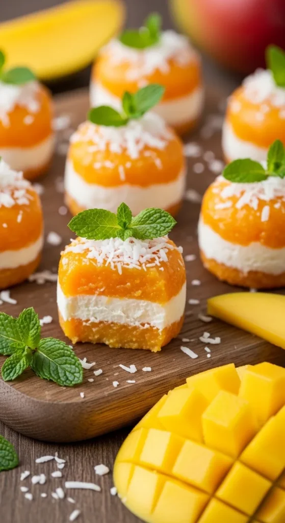 Mango Coconut Tropical Bites