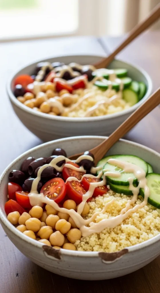 Mediterranean Chickpea Bowls