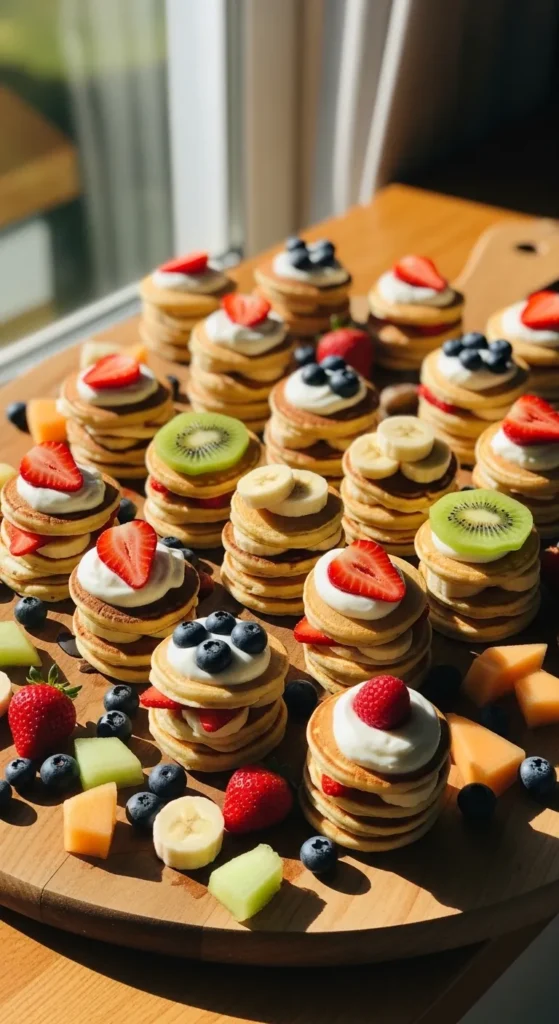 Mini Pancake Stacks