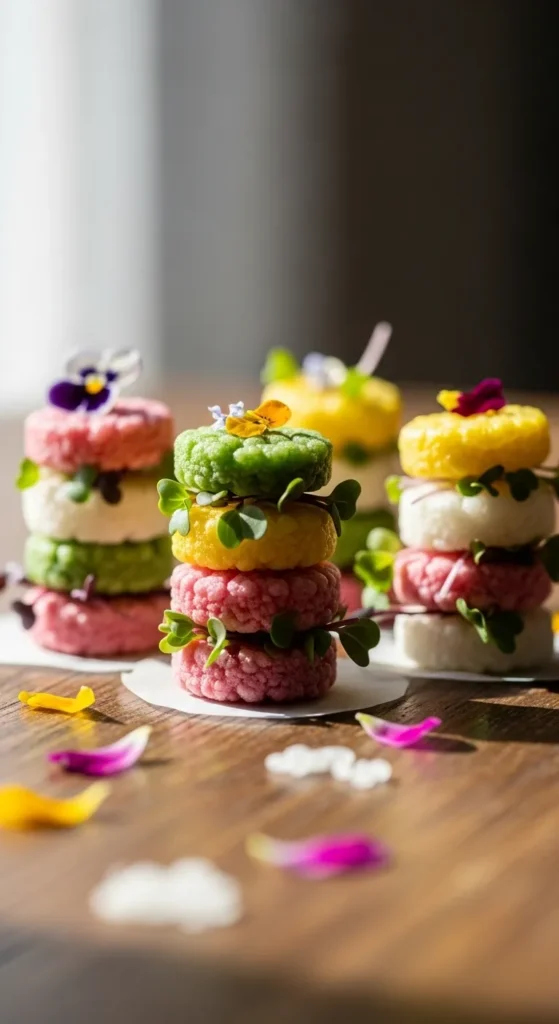 Mini Rice Cake Stacks