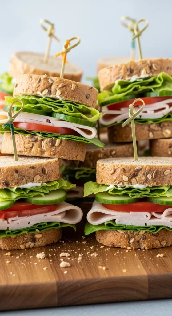 Mini Whole-Wheat Sandwiches