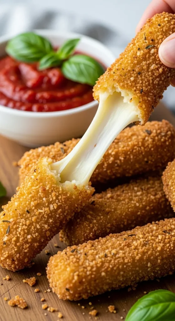 Mozzarella Sticks (Almond Crust)