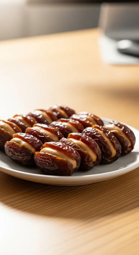 Nut Butter Stuffed Dates