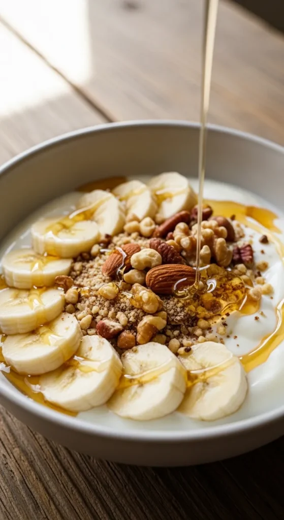 Nutty Banana Yogurt Bowl