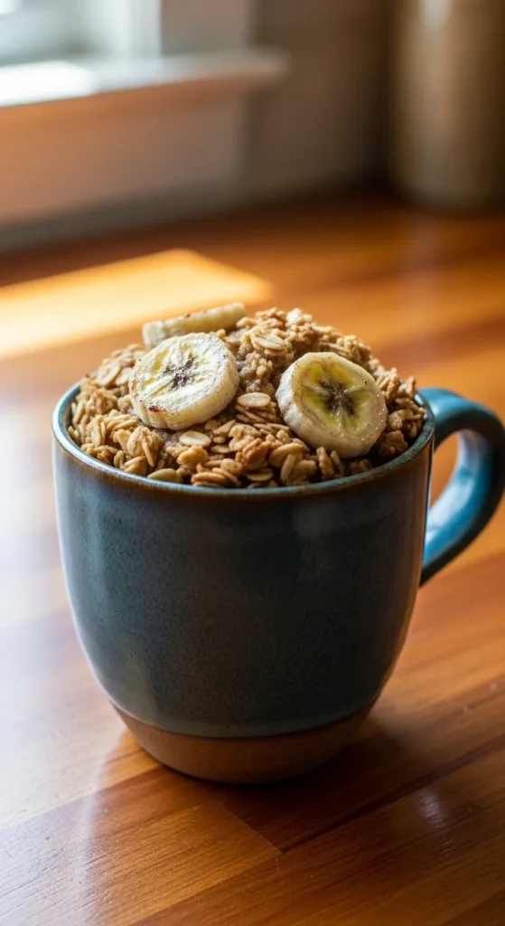Oat Banana Mug Snack