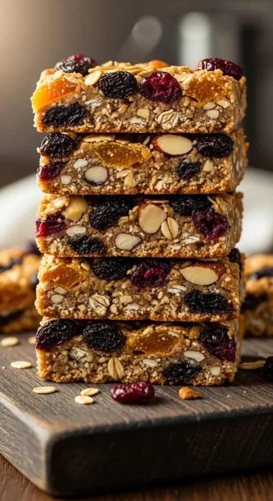 Oat Bars with Dried Fruit