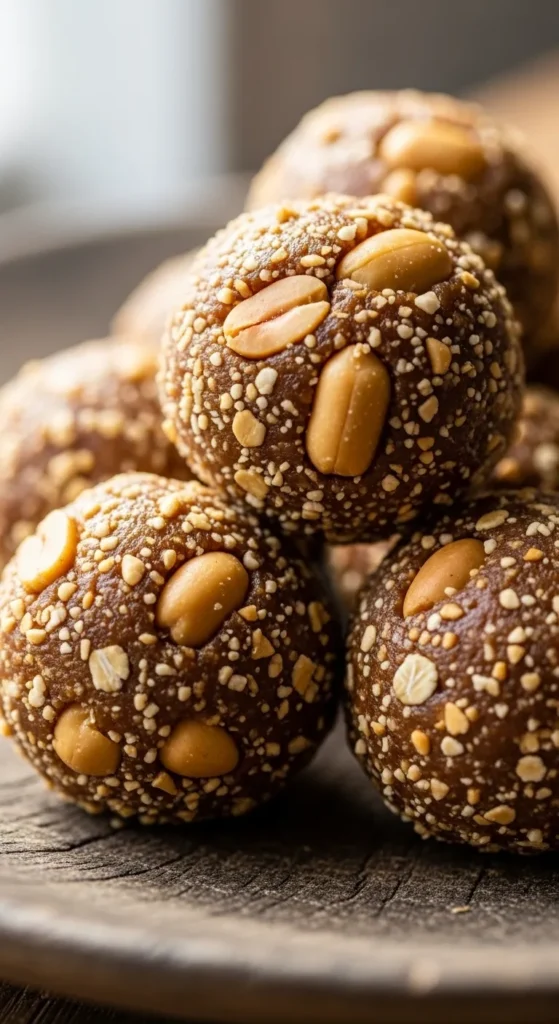 Oat Peanut Crunch Balls