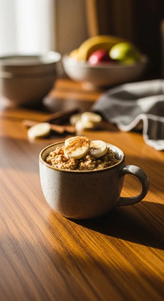 Oat and Banana Mug Snack