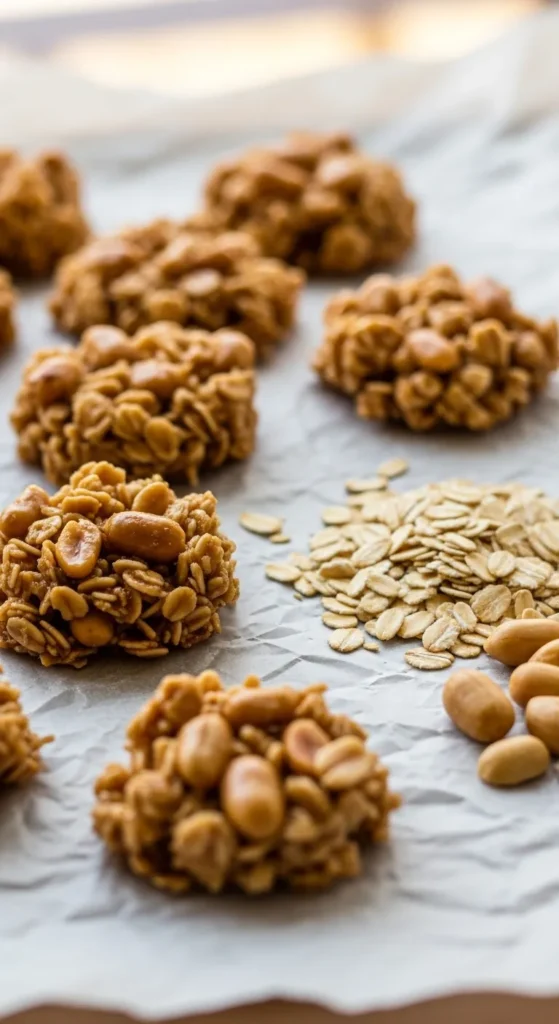 Oat and Peanut Snack Clusters