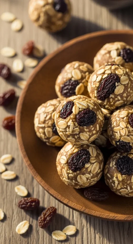 Oat and Raisin Energy Bites