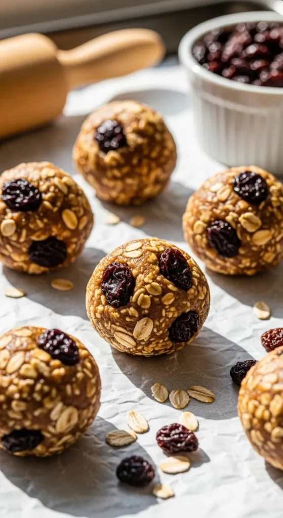 Oatmeal Raisin Protein Balls