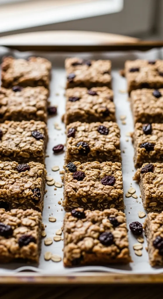 Oatmeal Raisin Soft Bars