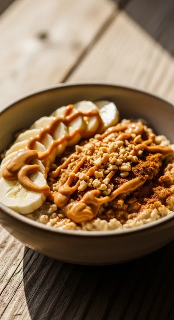 Peanut Butter Banana Oat Bowl