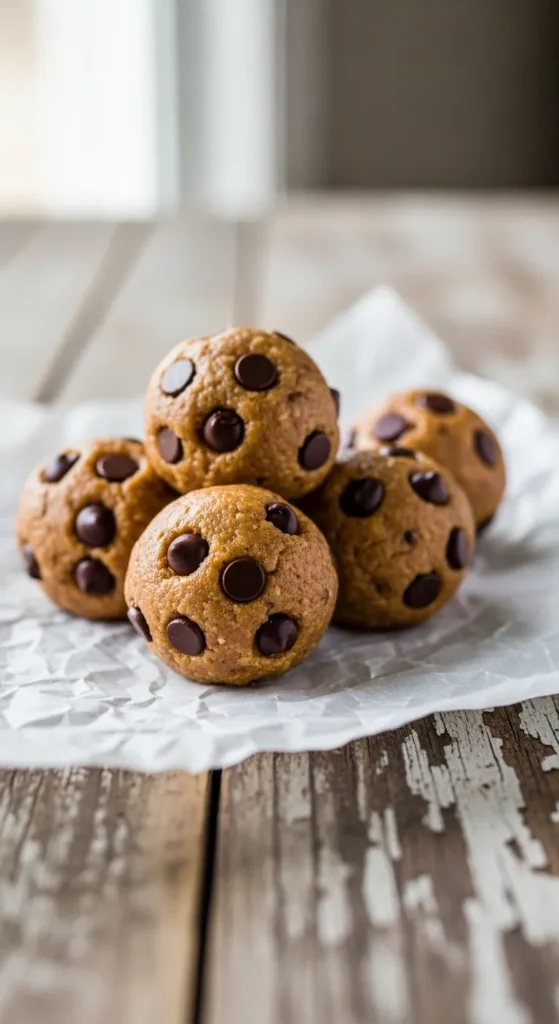 Peanut Butter Cocoa Chip Balls