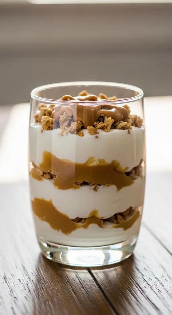 Peanut Butter Granola Parfait