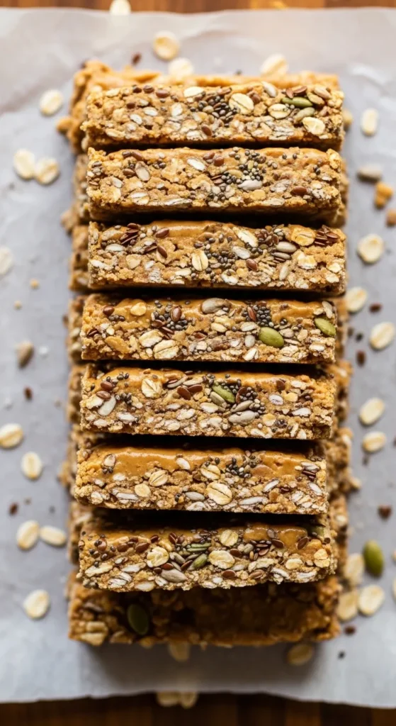 Peanut Butter Oat Power Bars
