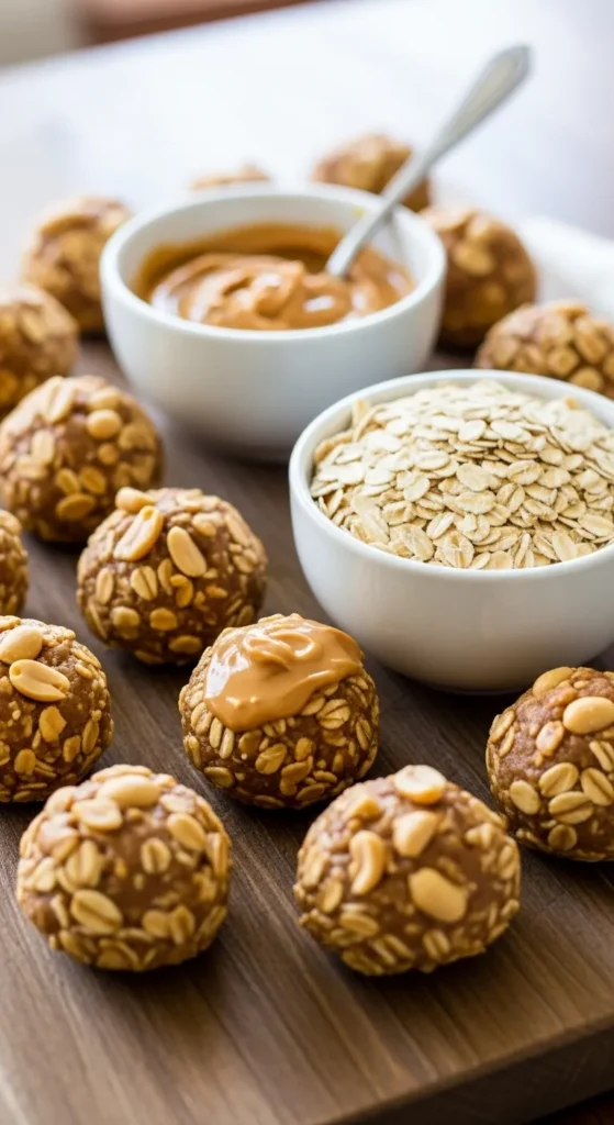 Peanut Butter Oat Snack Balls