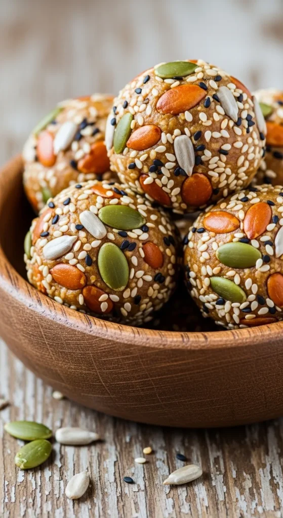 Peanut Butter Seed Mix Balls