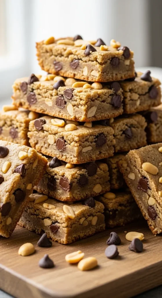 Peanut Choco Chip Bars