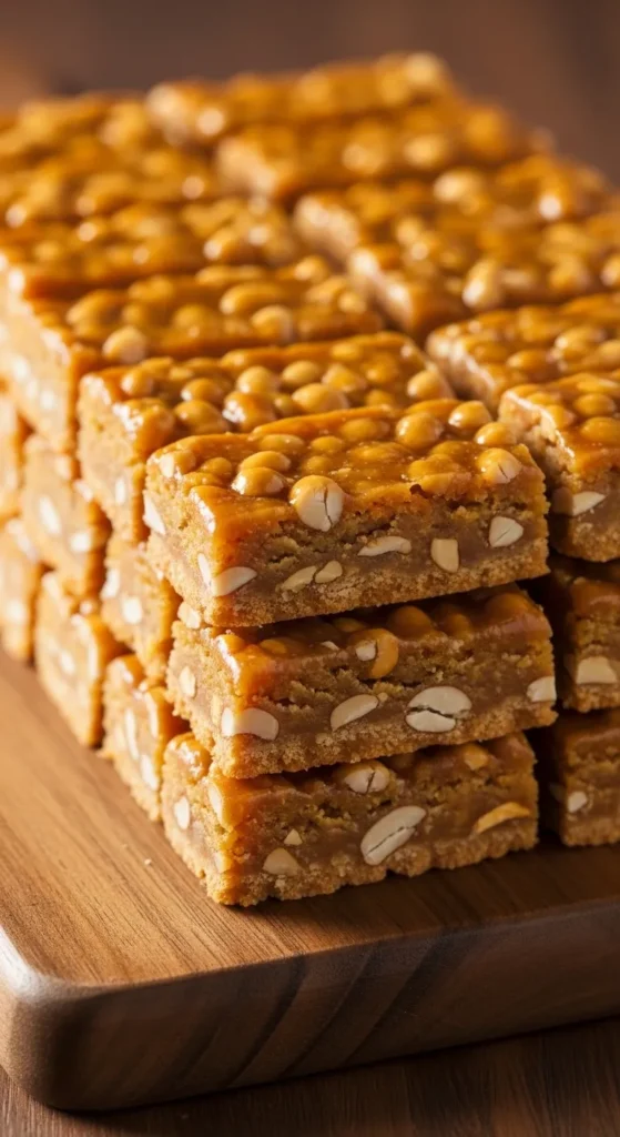 Peanut Jaggery Crunch Bars