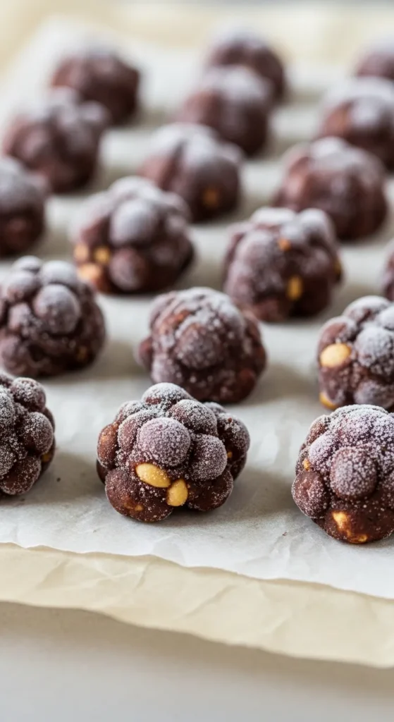 Peanut and Cocoa Frozen Bites