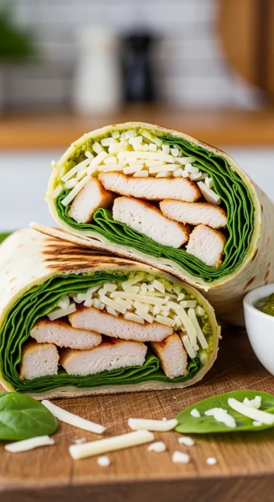 Pesto Chicken Wrap