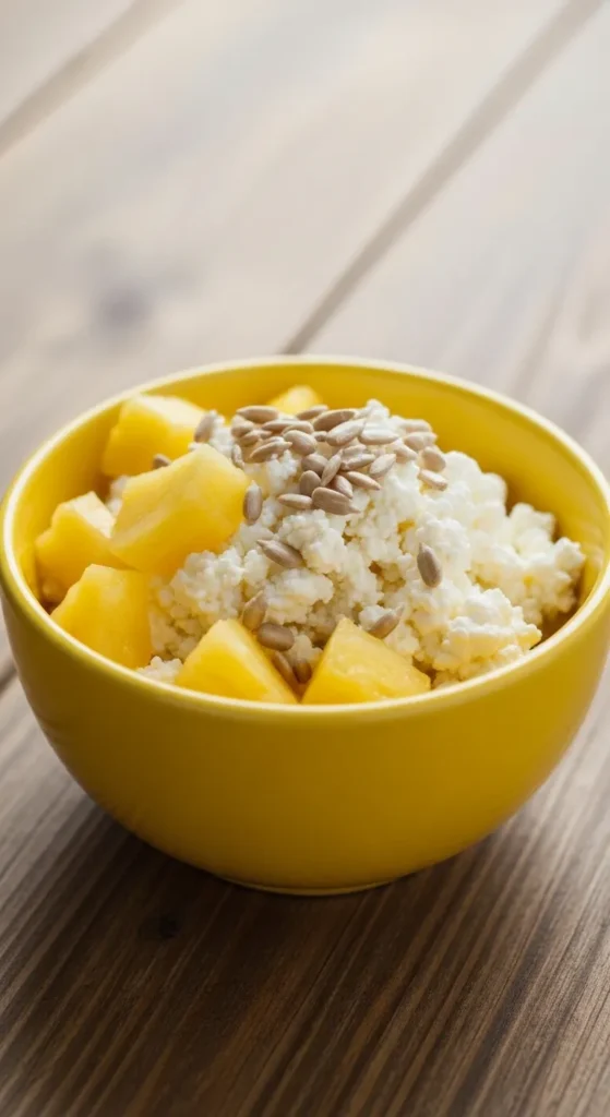 Pineapple Cottage Cheese Bowl