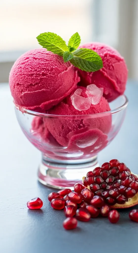 Pomegranate Sorbet