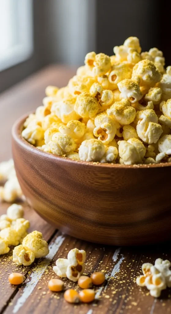 Popcorn with Nutritional Yeast